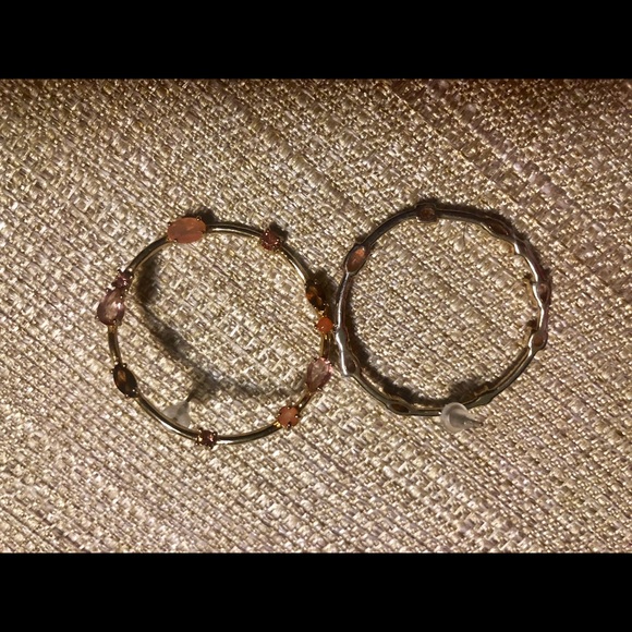 Earrings with gem stones - Picture 3 of 4